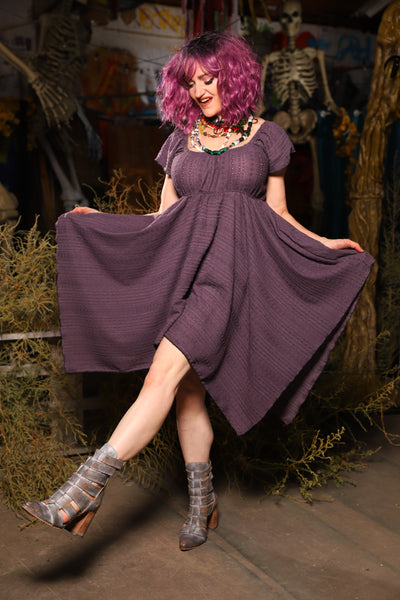 Fairy Dress in Dusty Plum Eyelet - Spooky Saturday Part 5