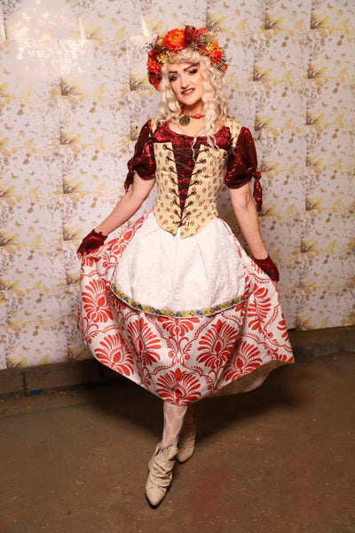 32. Hobbit Tulip Skirt + Apron ONLY in Painted Alpine - Oktoberfest Sets Collection