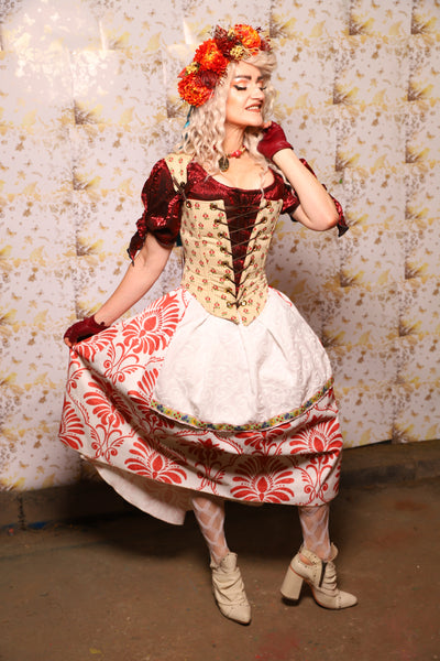 32. Hobbit Tulip Skirt + Apron ONLY in Painted Alpine - Oktoberfest Sets Collection