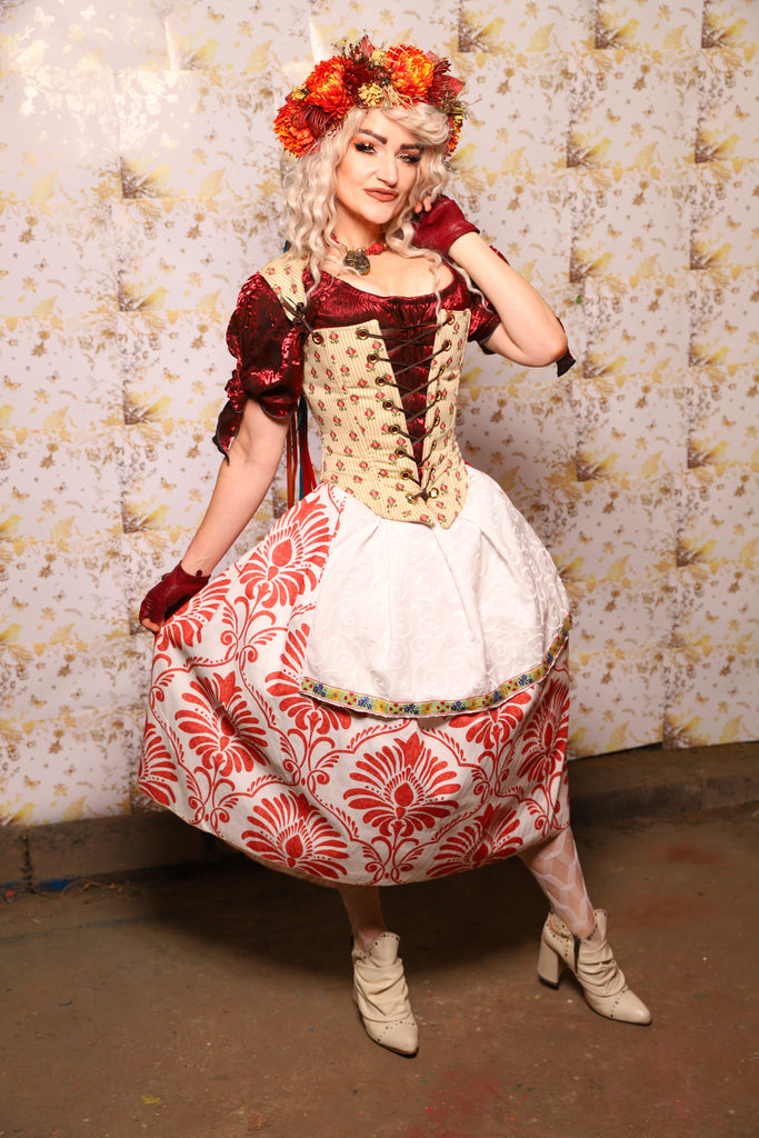 32. Hobbit Tulip Skirt + Apron ONLY in Painted Alpine - Oktoberfest Sets Collection