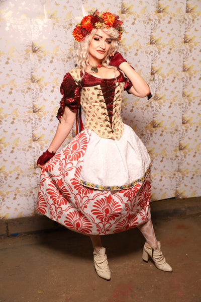 32. Hobbit Tulip Skirt + Apron ONLY in Painted Alpine - Oktoberfest Sets Collection