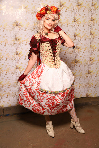 32. Hobbit Tulip Skirt + Apron ONLY in Painted Alpine - Oktoberfest Sets Collection