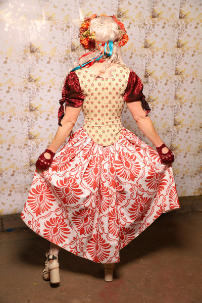32. Hobbit Tulip Skirt + Apron ONLY in Painted Alpine - Oktoberfest Sets Collection