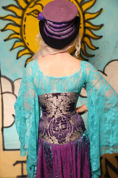 Petite Wench Underbust in Royalty Damask - Surprise Sale!