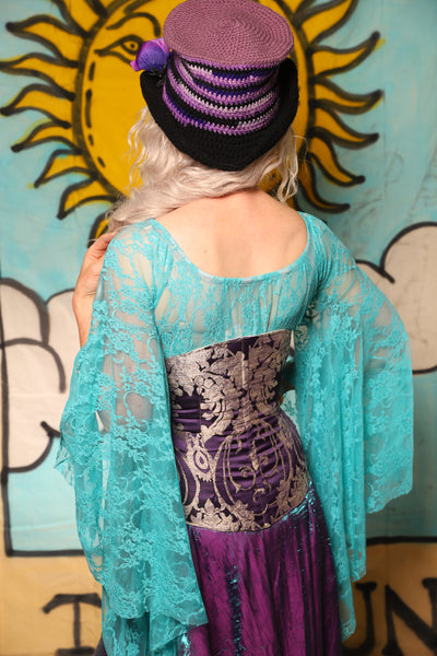 Petite Wench Underbust in Royalty Damask - Surprise Sale!