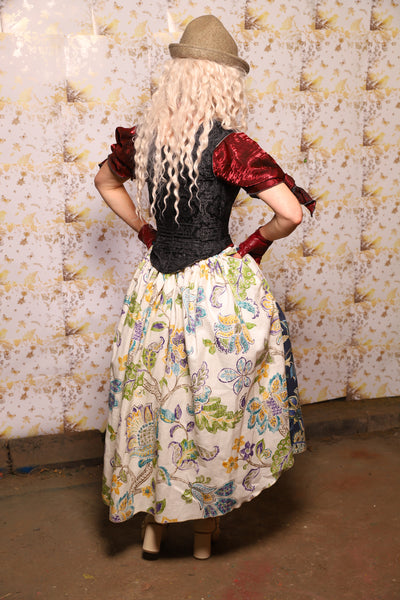 Hobbit Tulip Skirt + Apron ONLY in Painted Wildflower - Oktoberfest Sets Collection