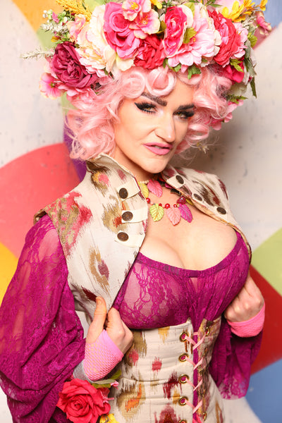 29. Sgt. Pepper Vest in Petal Jam - The "Confections of the Heart" Collection