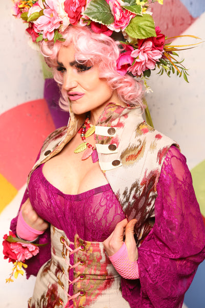 29. Sgt. Pepper Vest in Petal Jam - The "Confections of the Heart" Collection