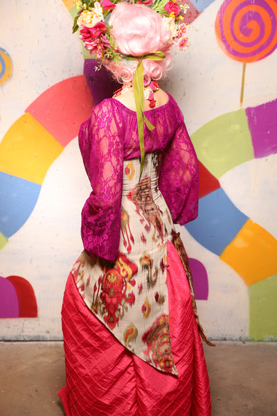 23. Petite Siren Corset in Petal Jam - The "Confections of the Heart" Collection