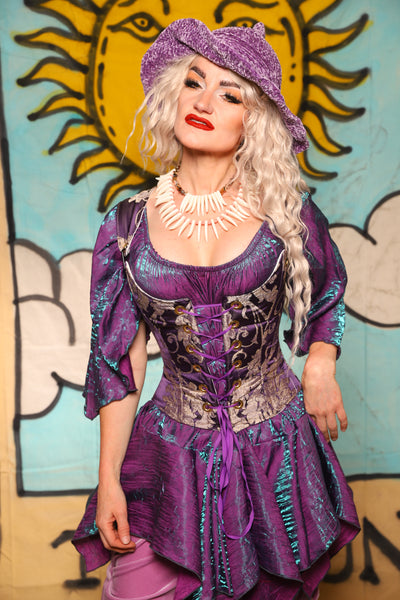 Maiden Bodice in Royalty Damask - Surprise Sale!
