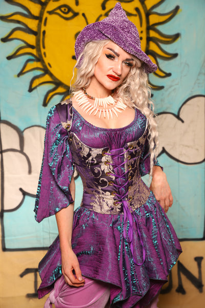 Maiden Bodice in Royalty Damask - Surprise Sale!