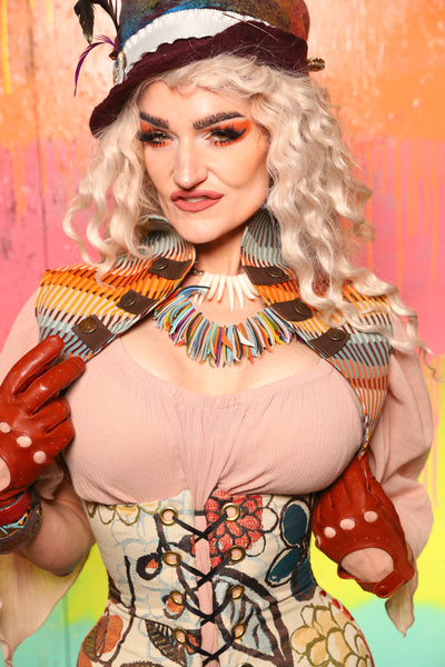 Sgt Pepper Vest in Painted Dunes - The "Fairy Flea Market" Collection