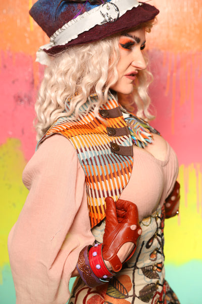 Sgt Pepper Vest in Painted Dunes - The "Fairy Flea Market" Collection