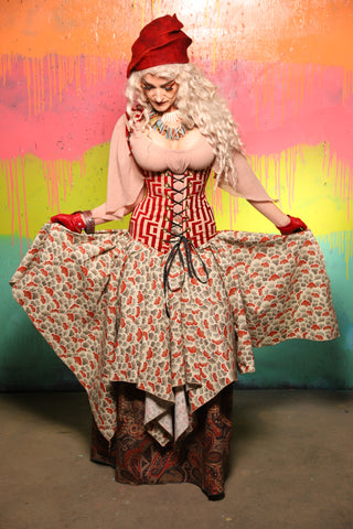 Fairy Skirt in Sundown Meadow - The "Fairy Flea Market" Collection