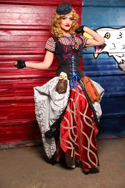 07. Crescent Skirt in Rocket’s Red Glare - The Ameri-can-can Collection
