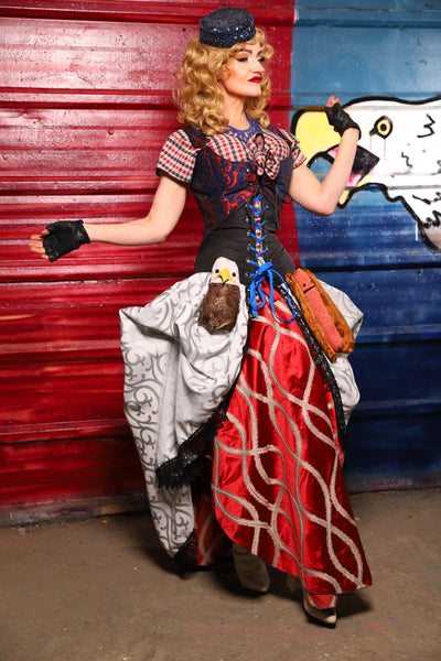 07. Crescent Skirt in Rocket’s Red Glare - The Ameri-can-can Collection