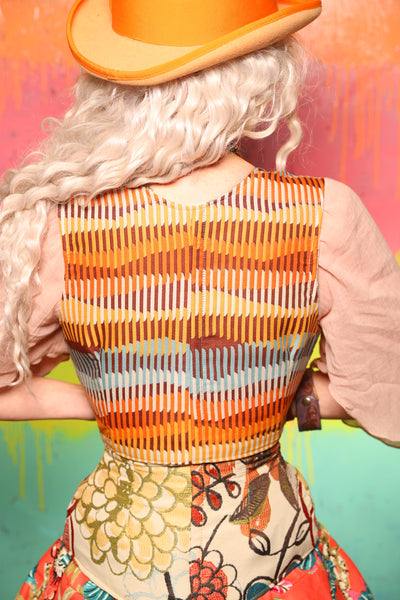 Cropped Dapper Vixen in Painted Dunes - The "Fairy Flea Market" Collection