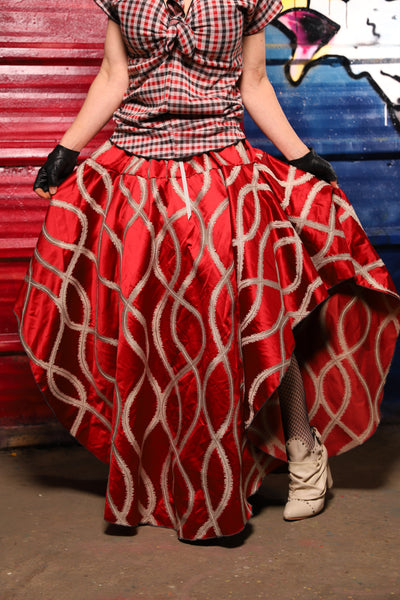 07. Crescent Skirt in Rocket’s Red Glare - The Ameri-can-can Collection