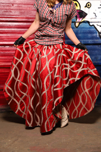 07. Crescent Skirt in Rocket’s Red Glare - The Ameri-can-can Collection