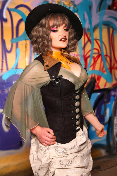 Set #03 "Such a Vibe" Overbust Voyager Corset + Swoon Skirt - The Kit & Caboodle Collection