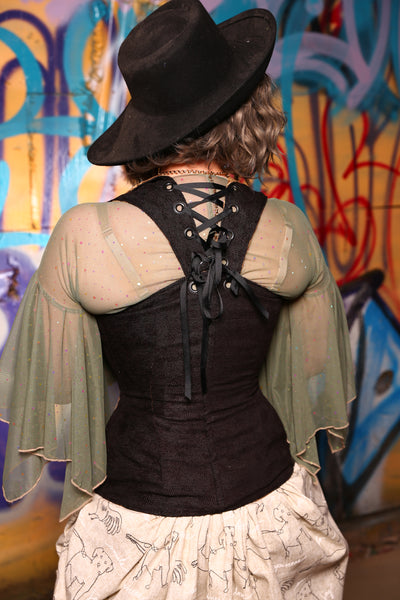 Set #03 "Such a Vibe" Overbust Voyager Corset + Swoon Skirt - The Kit & Caboodle Collection