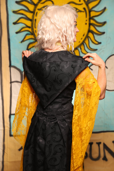 Hooded Birch Vixen in Midnight Swirl - The Solar Flair Collection