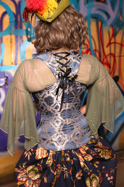 Set #02 "Dusk to Dawn" Overbust Voyager Corset + Swoon Skirt - The Kit & Caboodle Collection