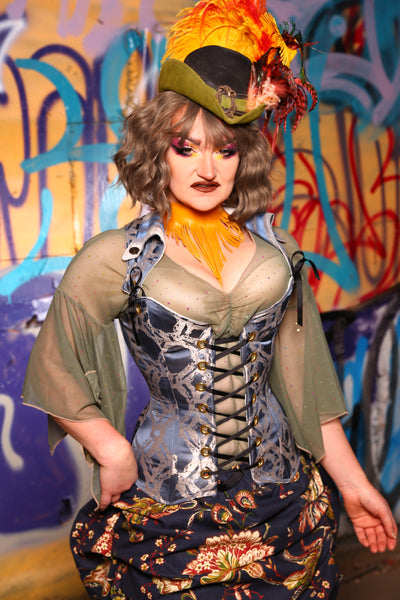 Set #02 "Dusk to Dawn" Overbust Voyager Corset + Swoon Skirt - The Kit & Caboodle Collection