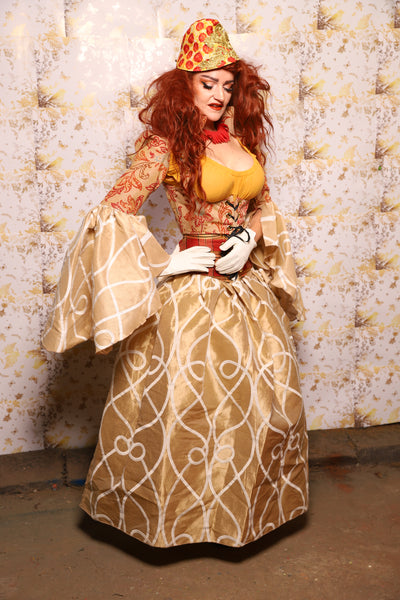 36. Tulip Skirt in Toasted Knots - The Marinara Maidens Collection
