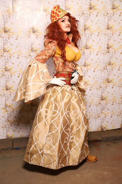 36. Tulip Skirt in Toasted Knots - The Marinara Maidens Collection