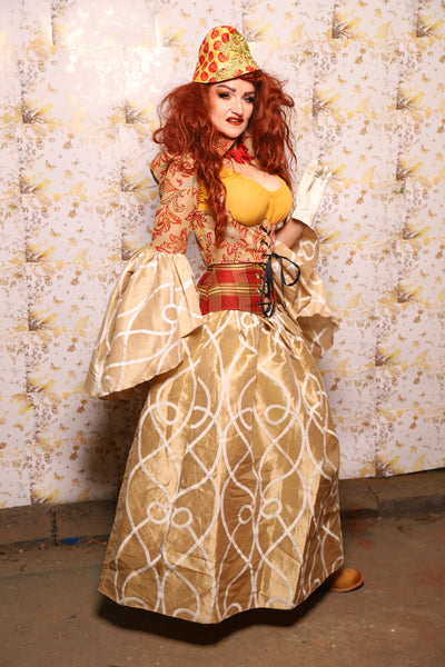 36. Tulip Skirt in Toasted Knots - The Marinara Maidens Collection