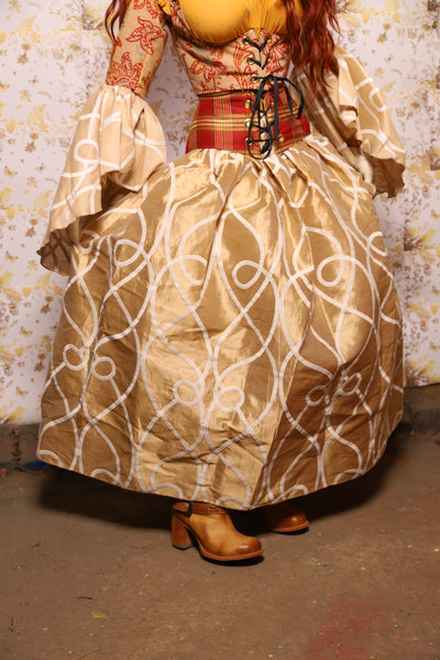 36. Tulip Skirt in Toasted Knots - The Marinara Maidens Collection