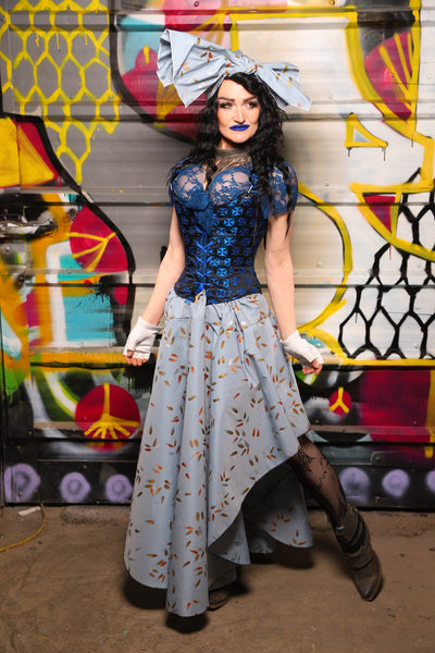 07. Crescent Skirt in Water Willow Reed - The Dark Waters Collection