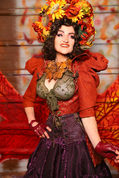 16. Detachable Structured Puff Sleeves in Marmalade Texture - The Fall Fabulosity! Collection