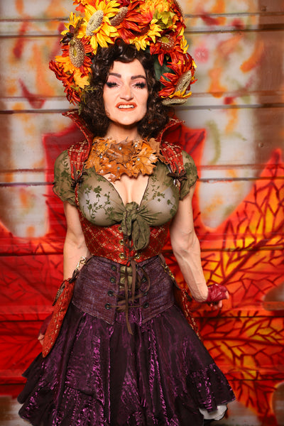 11. Cropped Vixen w/hardware in Persimmon Square w/Matching Pockets - The Fall Fabulosity! Collection