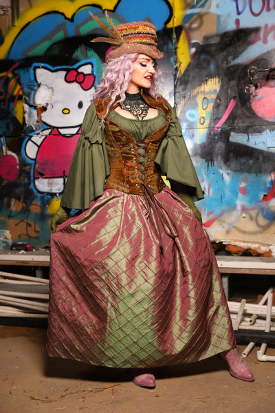 18. Tulip skirt in Embrace Pintuck  - The Amaranth & Aster Collection