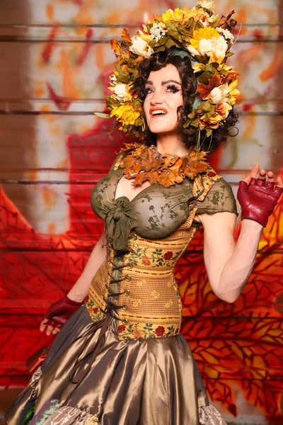 22. Greta Corset in Rose Trellis - The Fall Fabulosity! Collection
