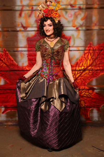 25. Mini Fairy Skirt in Light Chestnut Taffeta - The Fall Fabulosity! Collection