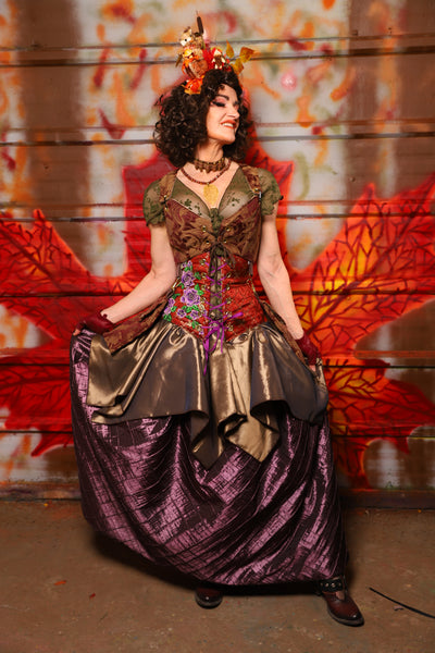 25. Mini Fairy Skirt in Light Chestnut Taffeta - The Fall Fabulosity! Collection