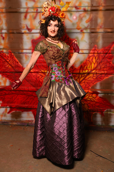 25. Mini Fairy Skirt in Light Chestnut Taffeta - The Fall Fabulosity! Collection