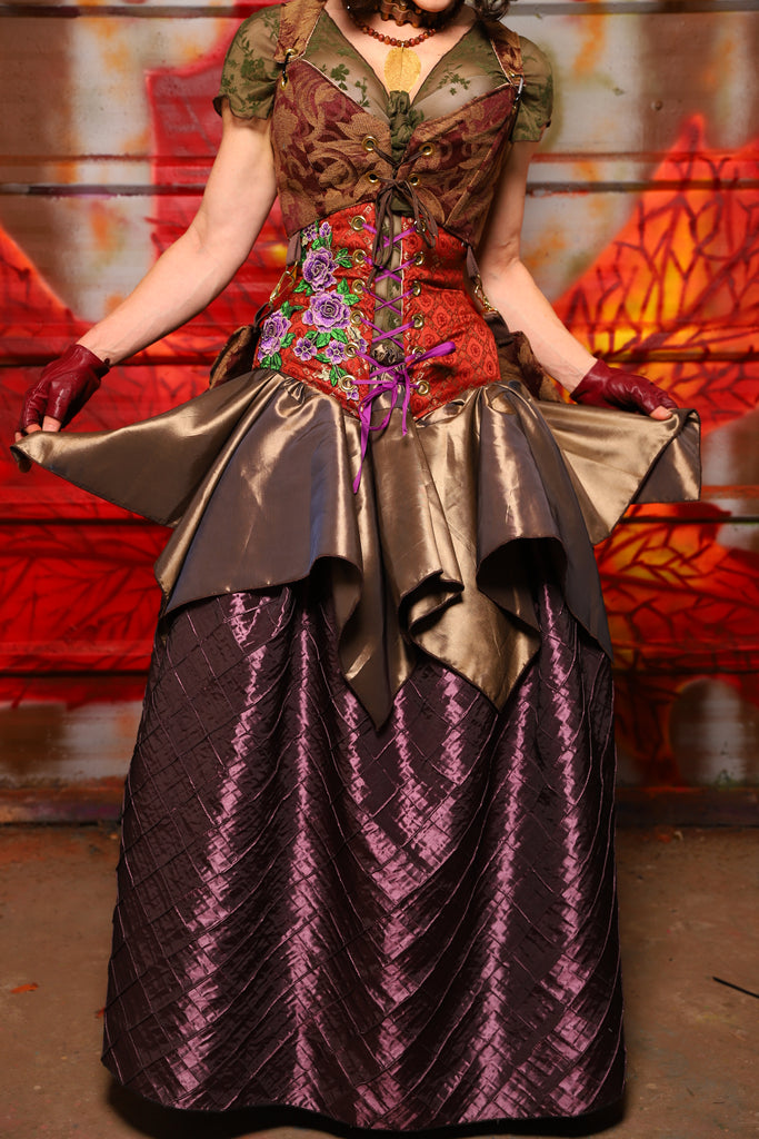 25. Mini Fairy Skirt in Light Chestnut Taffeta - The Fall Fabulosity! Collection