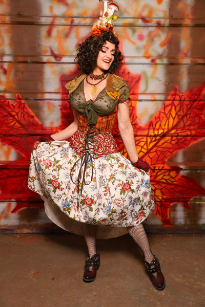 23. Hobbit Tulip Skirt with Pocket in Floral and Frolic - The Fall Fabulosity! Collection