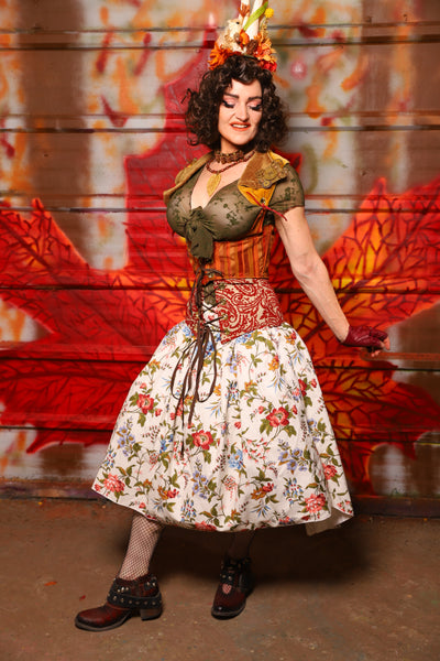 23. Hobbit Tulip Skirt with Pocket in Floral and Frolic - The Fall Fabulosity! Collection