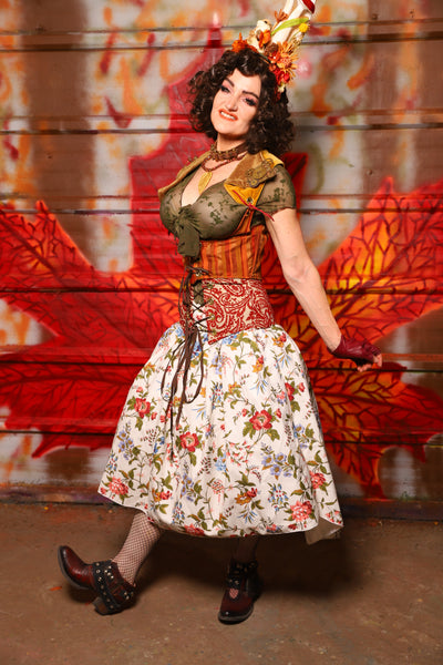 23. Hobbit Tulip Skirt with Pocket in Floral and Frolic - The Fall Fabulosity! Collection