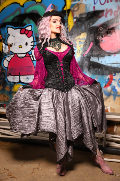 09. Fairy Skirt in Silver Ripple - The Amaranth & Aster Collection