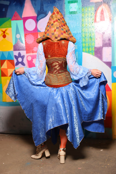 11. Fairy Skirt in Lake Blue Shimmer - The World of Laughter and Hopes Collection