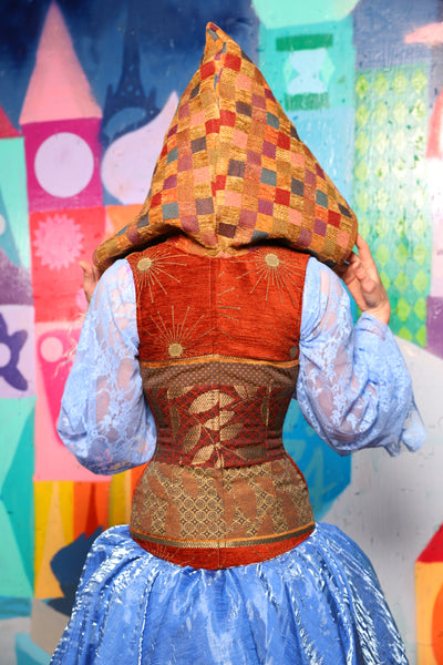15. Hooded Vixen in Wandering Sun Patchwork - The World of Laughter and Hopes Collection