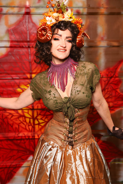 32. Petite Wench Corset in Sand Swirl - The Fall Fabulosity! Collection