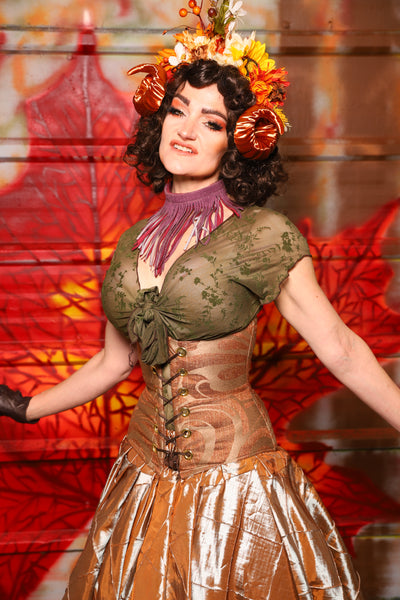 32. Petite Wench Corset in Sand Swirl - The Fall Fabulosity! Collection