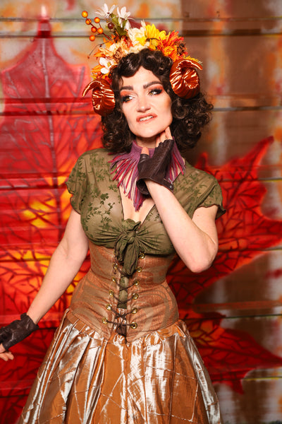 32. Petite Wench Corset in Sand Swirl - The Fall Fabulosity! Collection